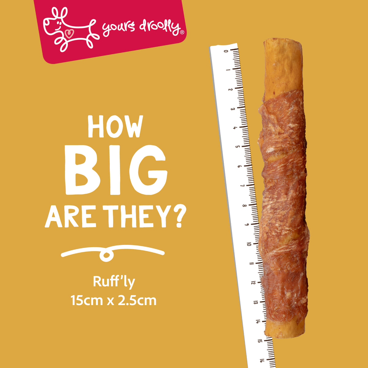Yours Droolly Chicken Wrap Sticks