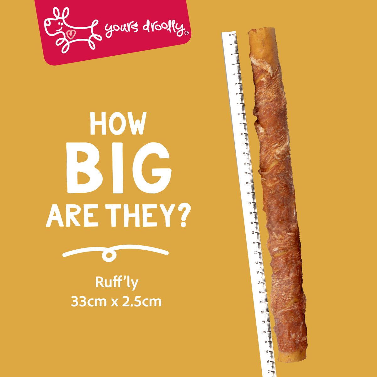 Yours Droolly Chicken Wrap Sticks