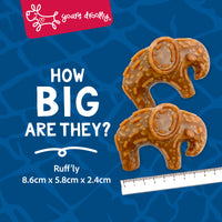 Yours Droolly Chicken Paste Filled Elephant Shapes