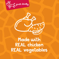 Yours Droolly Chicken Paste Filled Giraffe Shapes