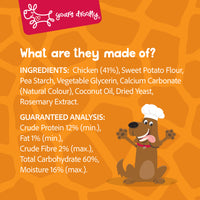 Yours Droolly Chicken Paste Filled Giraffe Shapes