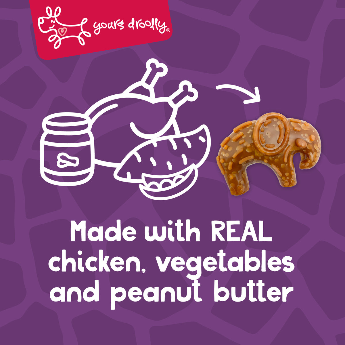 Yours Droolly Chicken Paste Filled Animal Shapes Variety