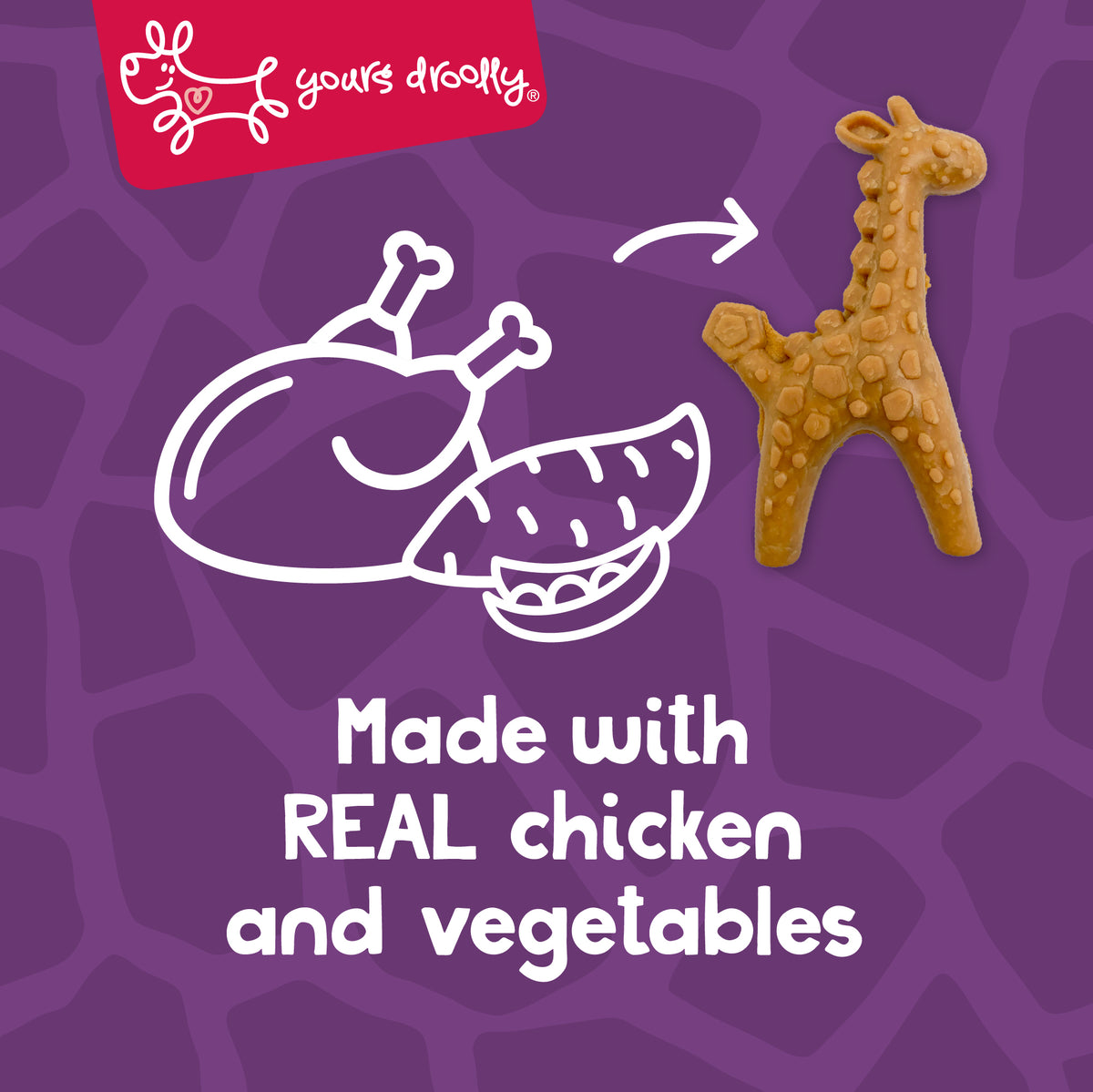 Yours Droolly Chicken Paste Filled Animal Shapes Variety