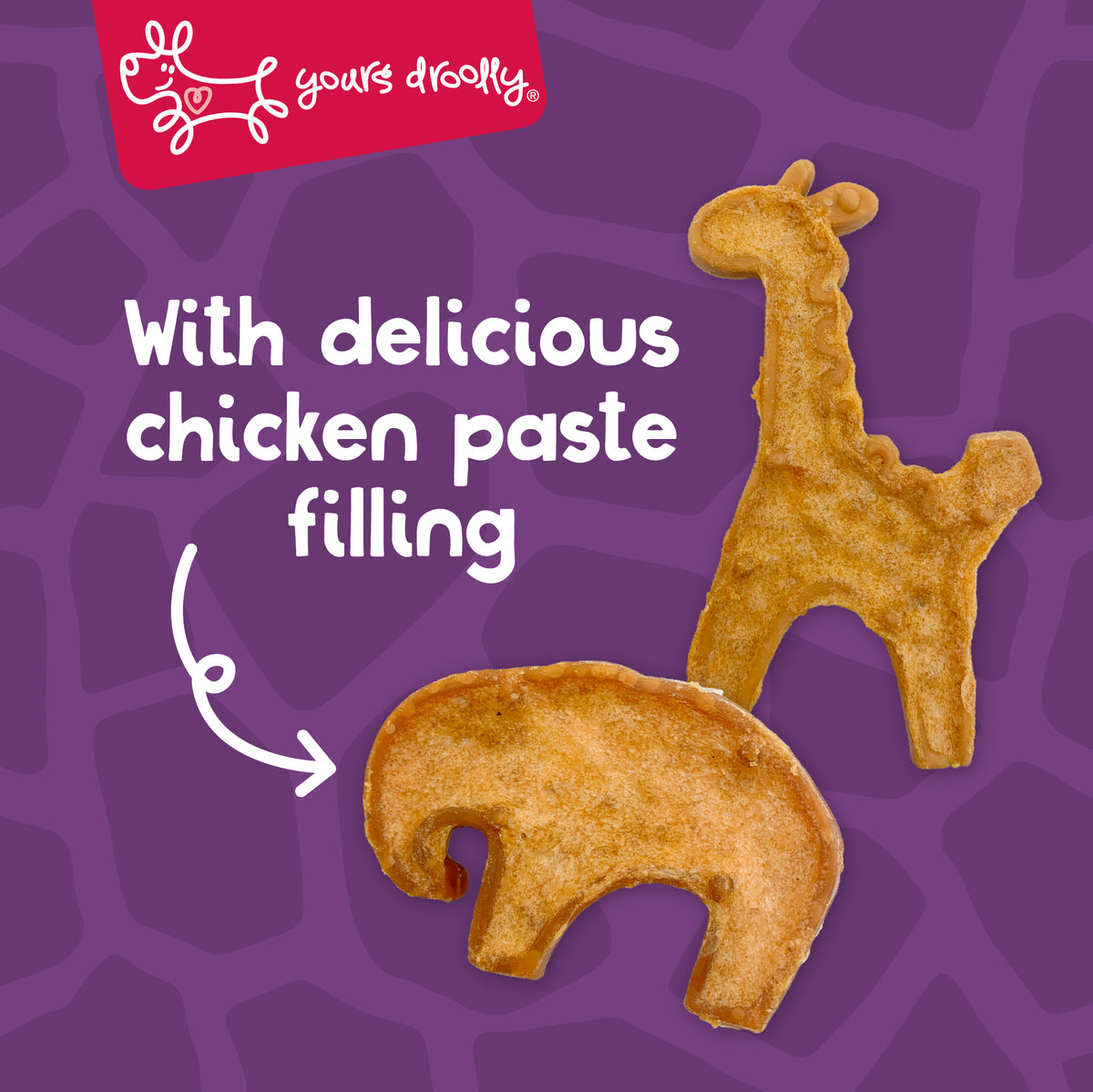 Yours Droolly Chicken Paste Filled Animal Shapes Variety
