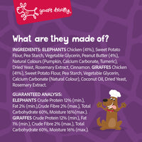 Yours Droolly Chicken Paste Filled Animal Shapes Variety