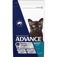 Advance Healthy Weight Adult Dry Cat Food 1.5kg