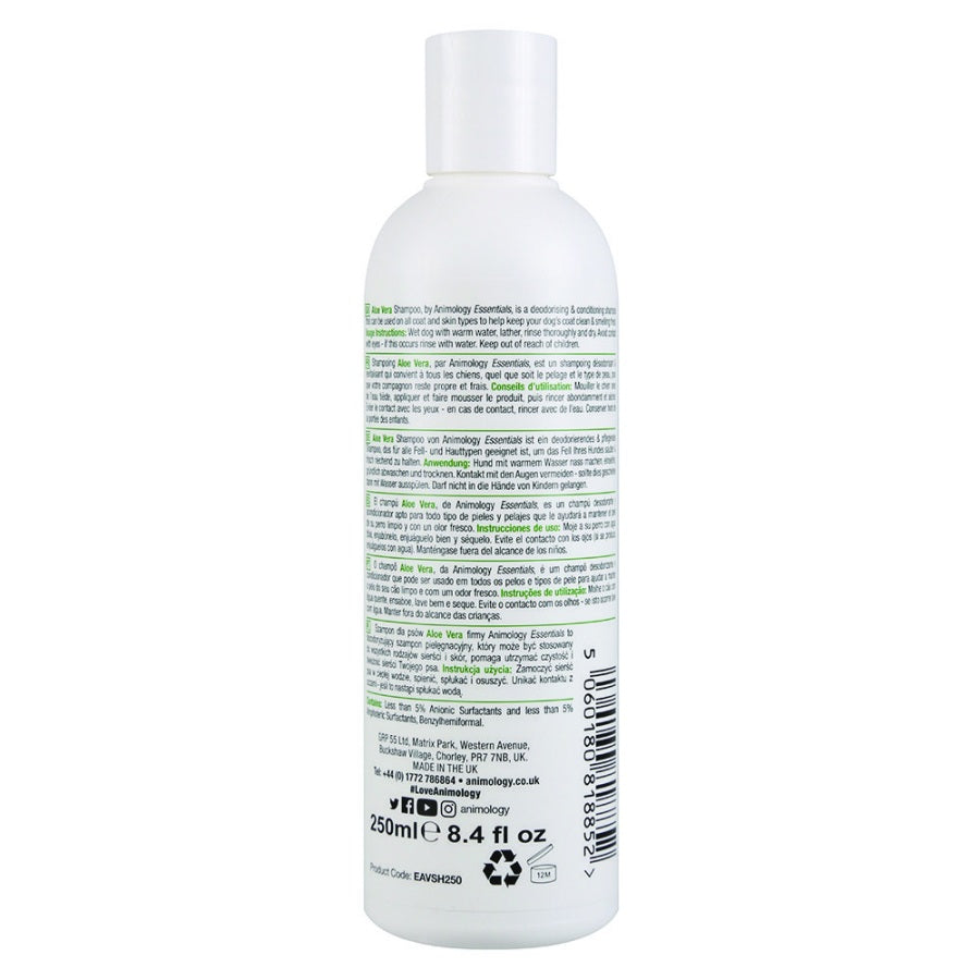 Animology Essentials Aloe Vera Shampoo 250ml-2