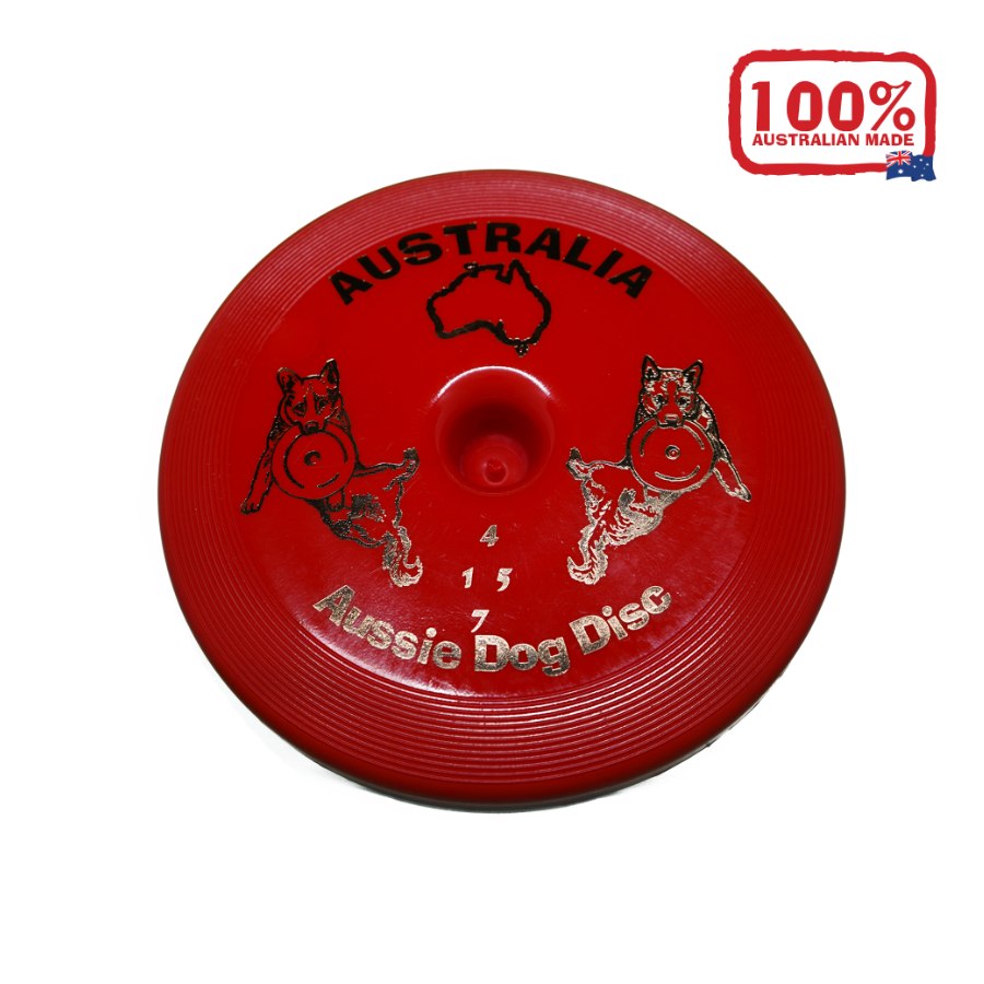 Aussie Dog Disc Hard Red