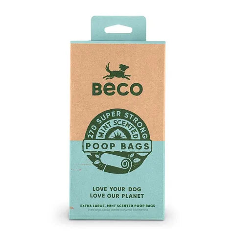 Beco Poop Bags for Dogs - Mint Scented 270 pack