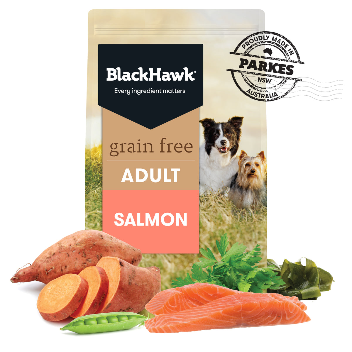 Black Hawk Adult Dog Grain Free Salmon