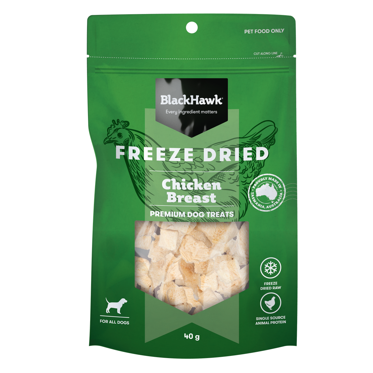 Black Hawk Freeze Dried Chicken Breast 40g