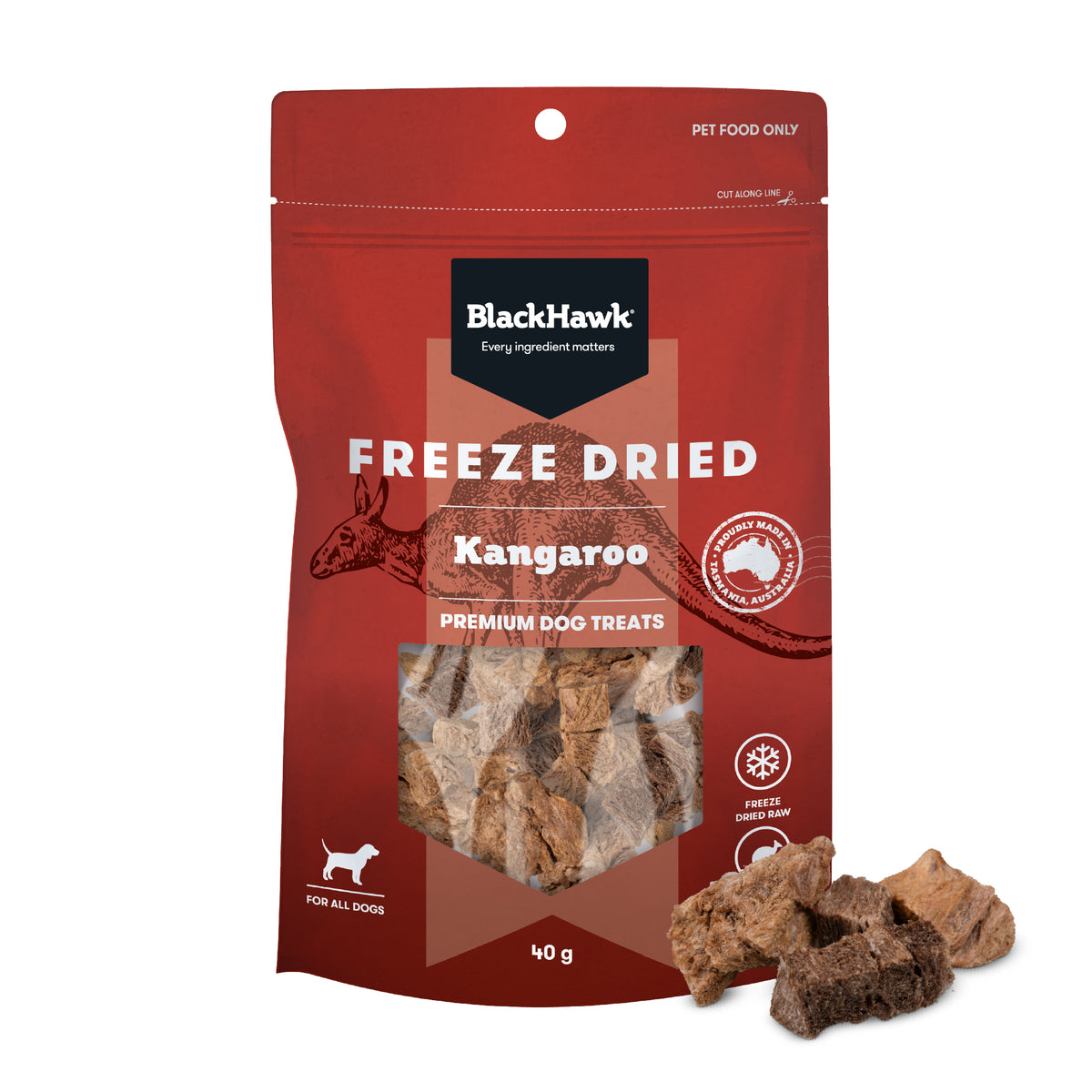 Black Hawk Freeze Dried Kangaroo 40g