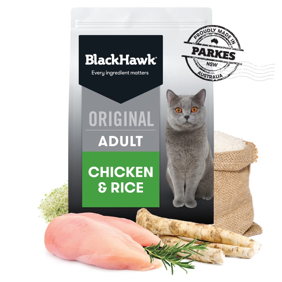 Black Hawk Cat Food Feline Chicken Rice