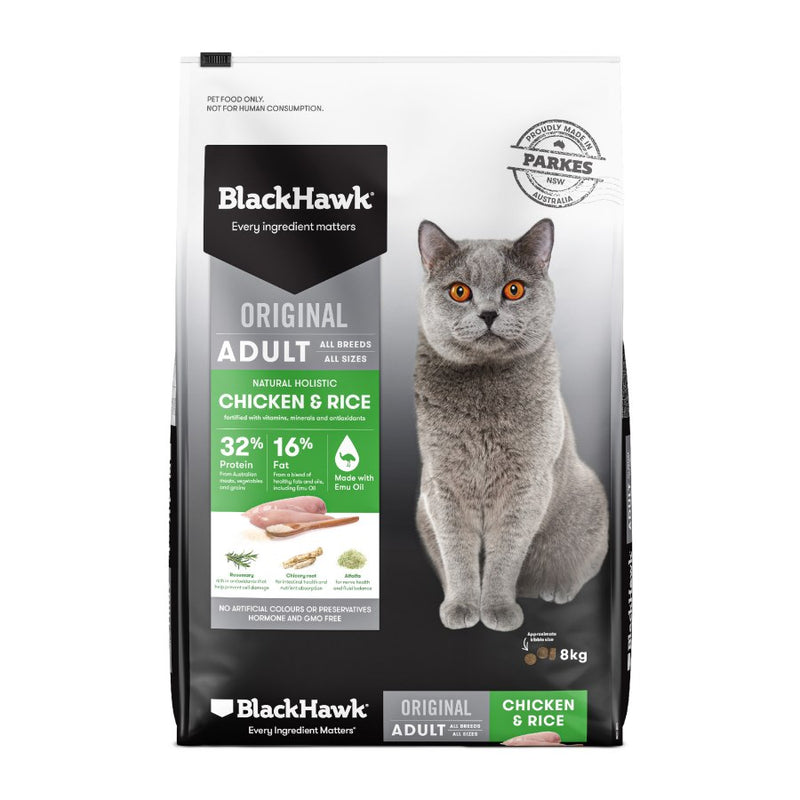 Black Hawk Cat Food Feline Chicken Rice-4