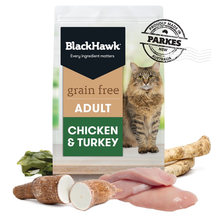 Black Hawk Cat Food Feline Grain Free Chicken Turkey