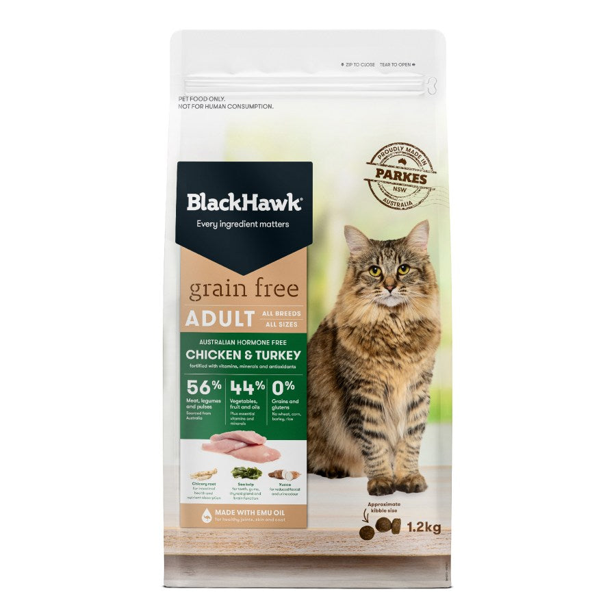 Black Hawk Cat Food Feline Grain Free Chicken Turkey-2
