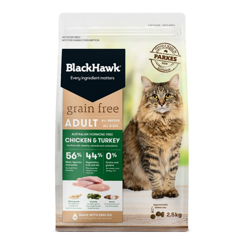 Black Hawk Cat Food Feline Grain Free Chicken Turkey-3