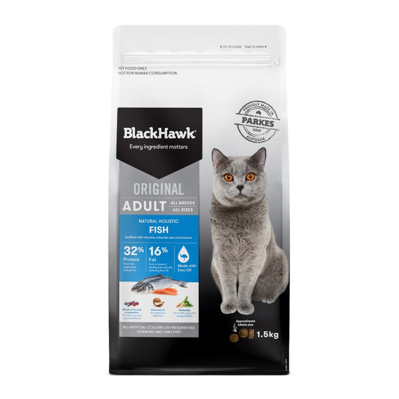 Black Hawk Cat Food Feline Fish-2