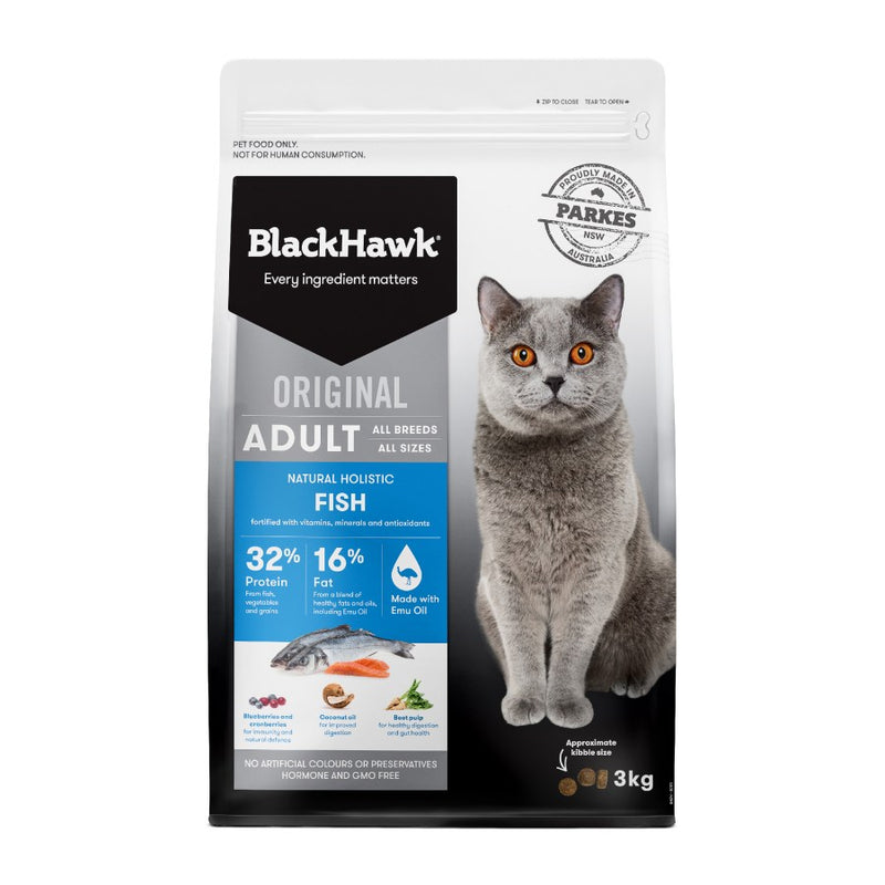 Black Hawk Cat Food Feline Fish-3