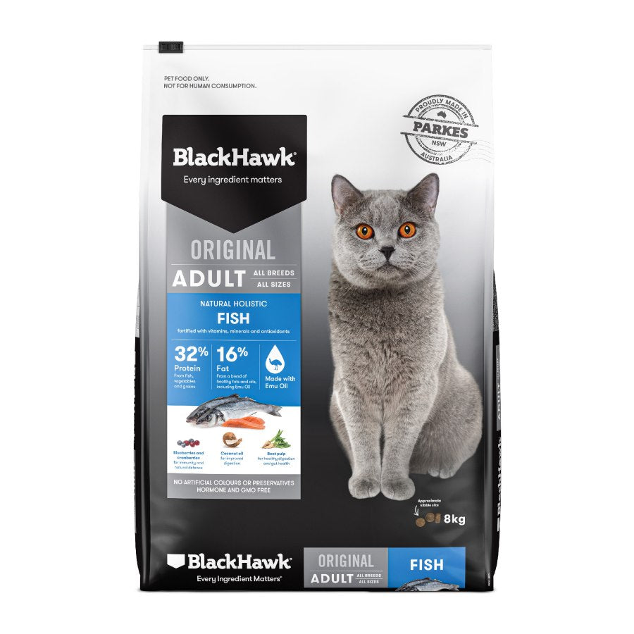 Black Hawk Cat Food Feline Fish-4