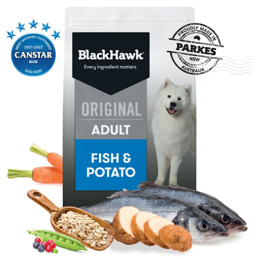 Black Hawk Dog Food Adult Fish and Potato