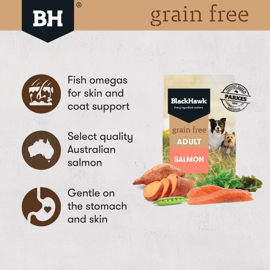 Black Hawk Adult Dog Grain Free Salmon-5