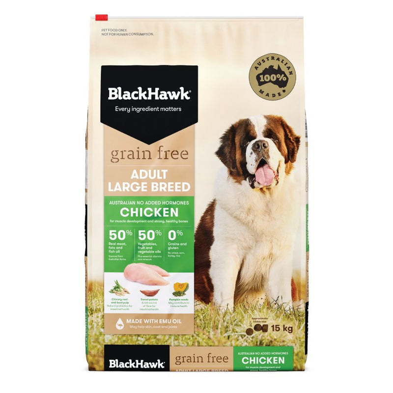 Black Hawk Grain Free Chicken for Large Breed Dog 15Kg-2
