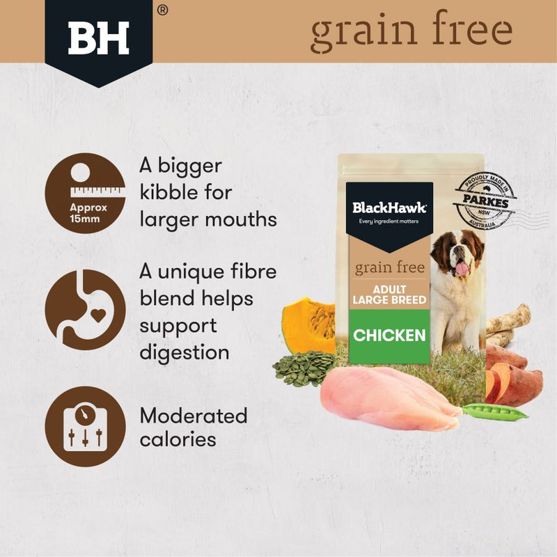 Black Hawk Grain Free Chicken for Large Breed Dog 15Kg-3