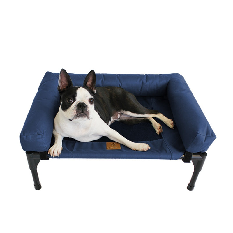 Charlies Elevated Trampoline Bolster Sofa Dog Bed-16