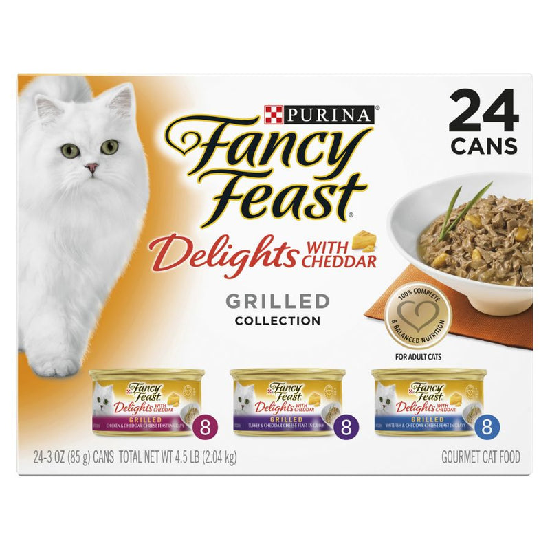 Fancy Feast Delights With Cheddar 24X85g