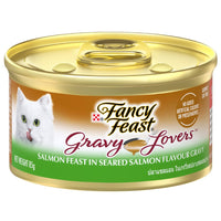 Fancy Feast Gravy Lovers Salmon Feast Seared Salmon Flavour Gravy Gourmet 24X85g