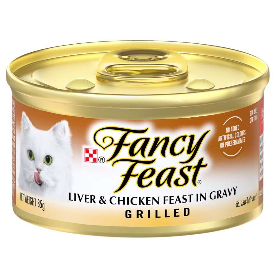 Fancy Feast Grilled Liver and Chicken Feast Gravy Gourmet 24X85g