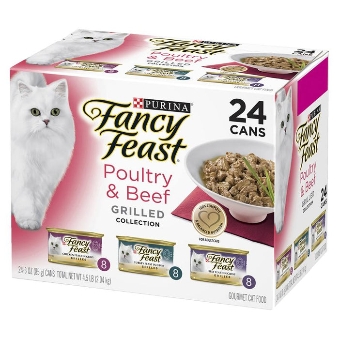 Fancy Feast Grilled Poultry Beef 24X85g