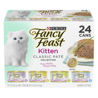 Fancy Feast Kitten Classic Pate Collection Wet Cat Food 24X85g