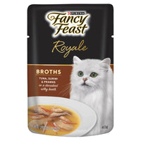 Fancy Feast Tuna Surimi Prawn Broth 12X40g