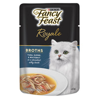 Fancy Feast Tuna Surimi Whitebait Broth 12X40g