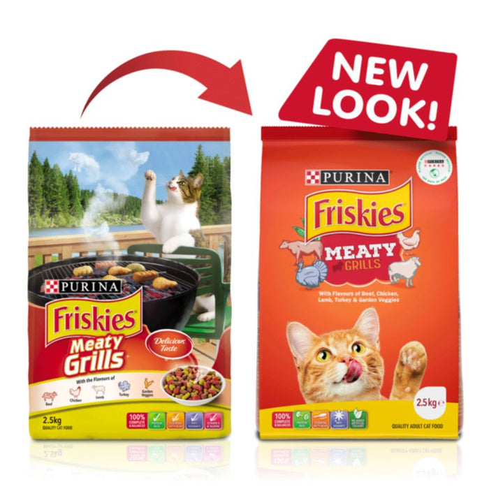 Friskies Adult Meaty Grills Dry Cat Food-2