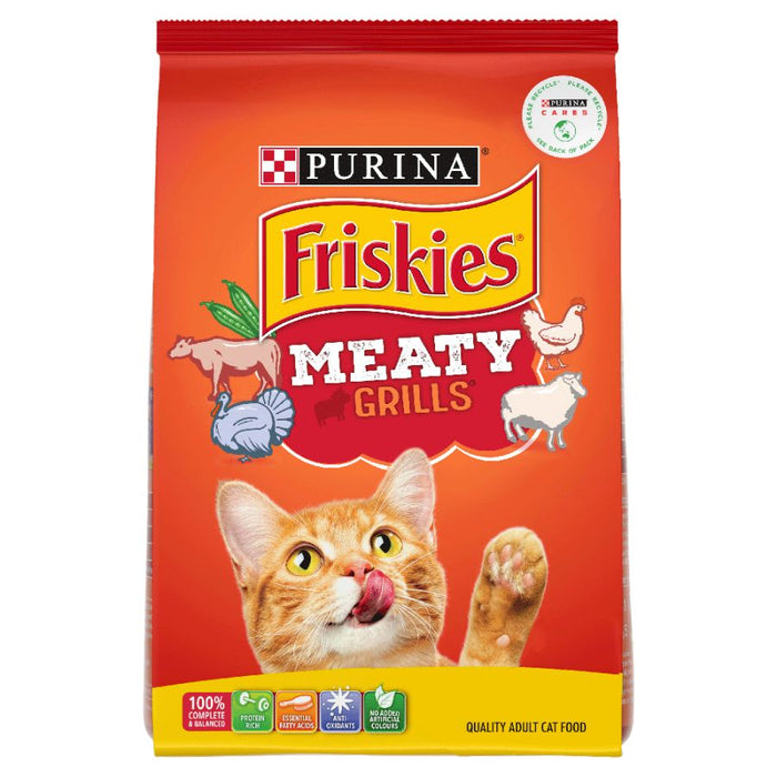 Friskies Adult Meaty Grills Dry Cat Food