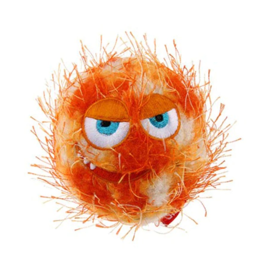 Gigwi Crazy Squeaker Ball Orange Medium