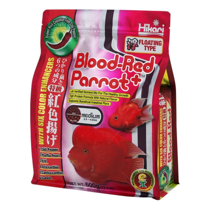 Hikari Blood Red Parrot Plus Medium 600g