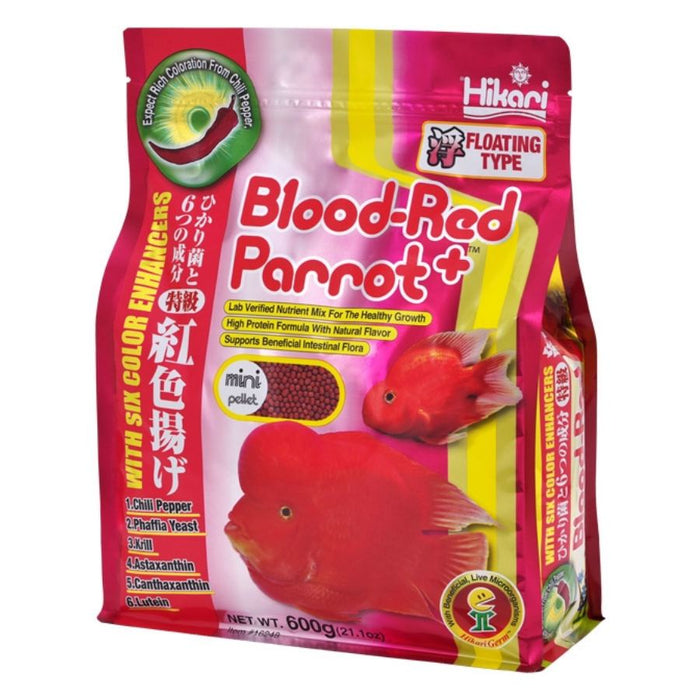 Hikari Blood Red Parrot Plus Mini 600g