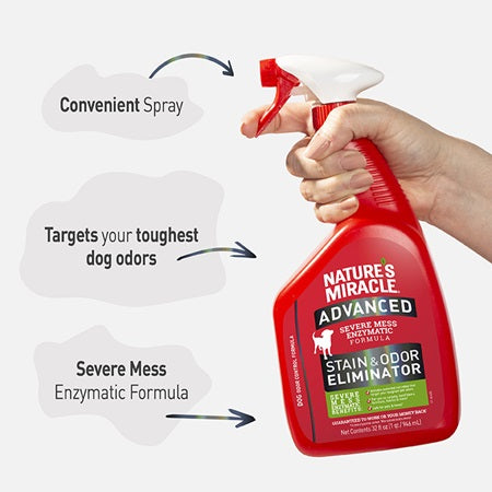 Nature’s Miracle Advanced Stain & Odour Eliminator for Dogs 946ml