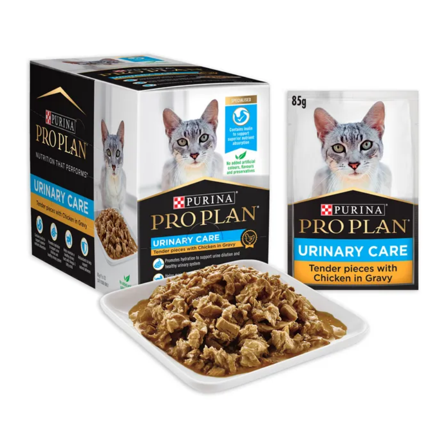 Pro Plan Adult Cat Urinary Chicken Pouch 85gX12