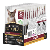 Pro Plan Adult Cat Chicken Pouch 85gX12-3
