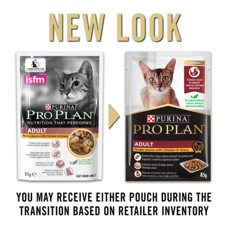 Pro Plan Adult Cat Chicken Pouch 85gX12-4