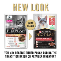 Pro Plan Adult Cat Fussy Beauty With Salmon In Gravy Wet Cat Food 85g-4