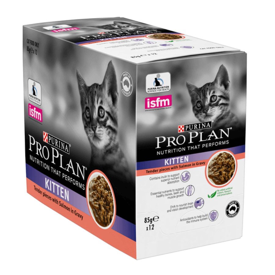 Pro Plan Kitten Salmon Pouch 85gX12