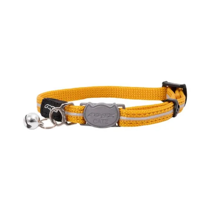 Rogz Alleycat Safeloc Collar Gold