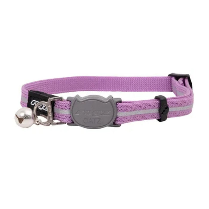 Rogz Alleycat Safeloc Collar Lilac