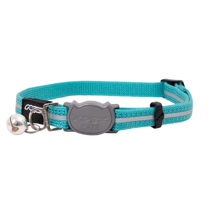 Rogz Alleycat Safeloc Collar Teal